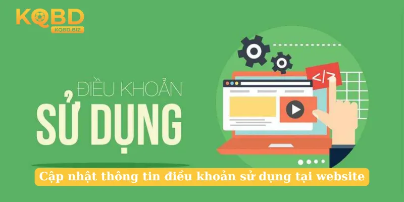 Cập nhật thông tin điều khoản sử dụng tại website