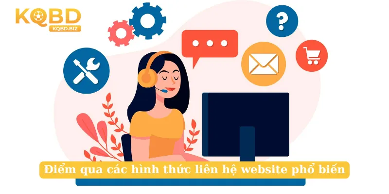 Điểm qua các hình thức liên hệ website phổ biến
