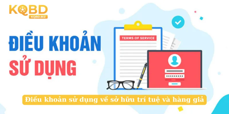Điều khoản sử dụng về sở hữu trí tuệ và hàng giả
